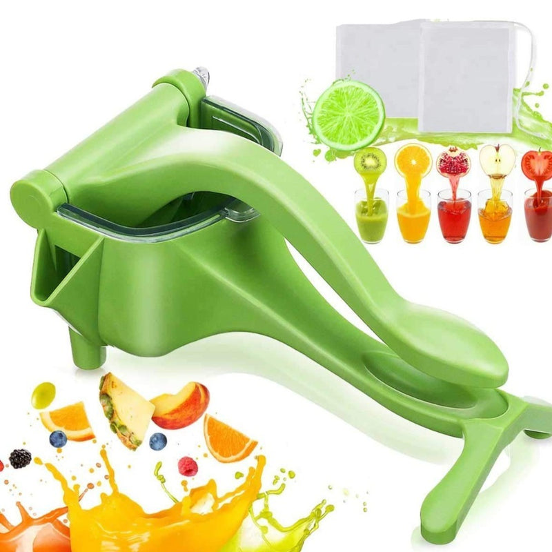 Compact Hand Press Plastic Fruit Juicer - 2
