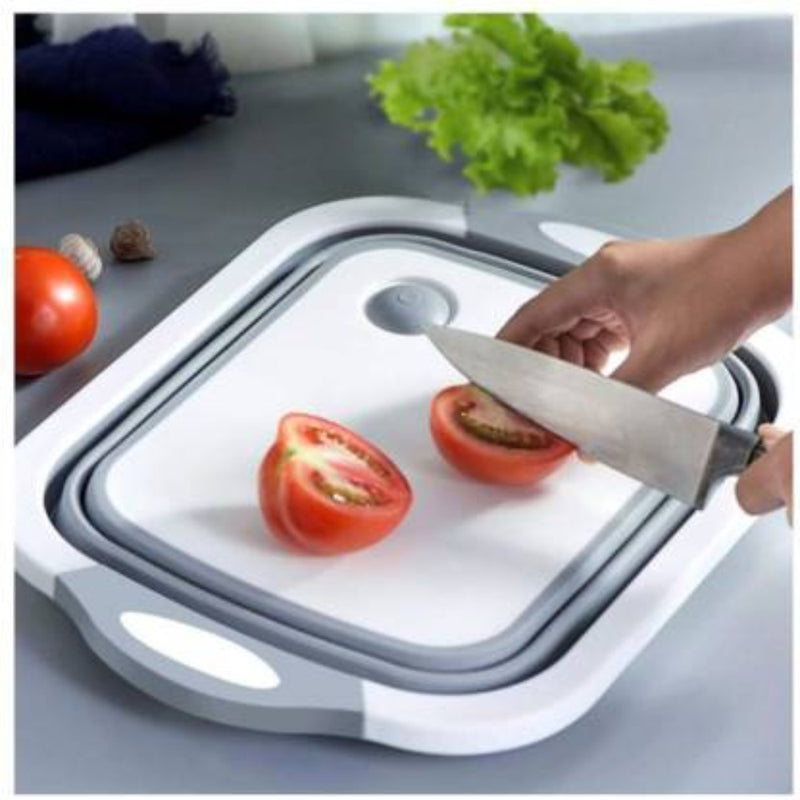 Multifunctional Silicon Kitchen Foldable Chopping Board - 1