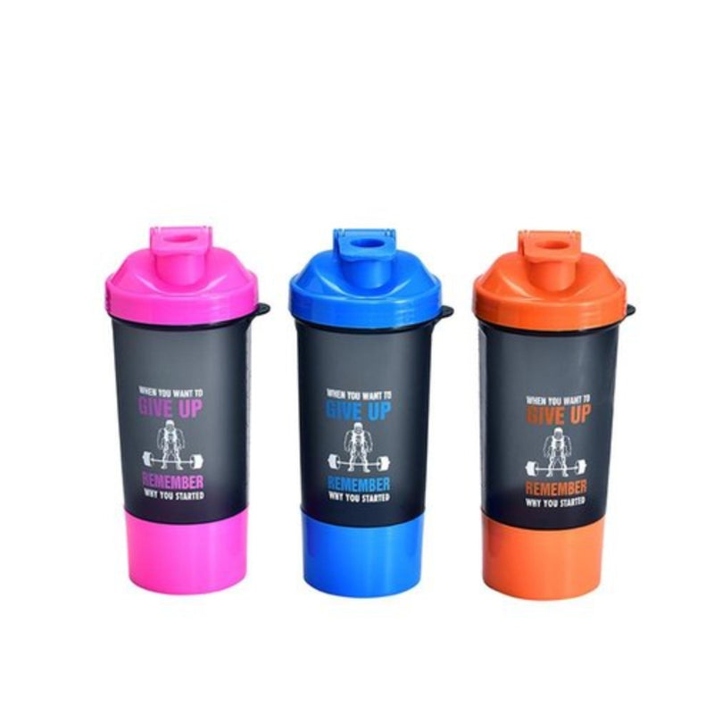 Plastic 800 ML Protein Shaker Gym Bottle - 3