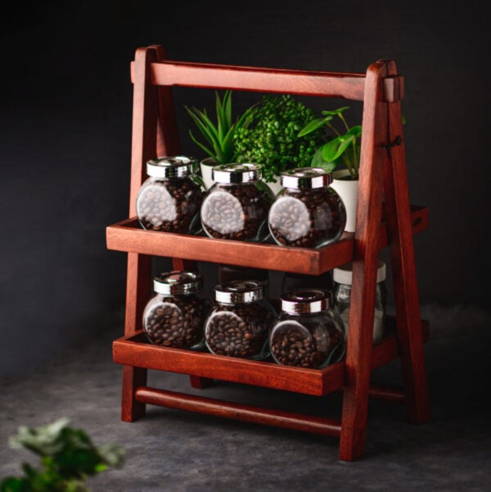 Rasoishop Wooden Foldable Organizer/Double Tray - BB0243 - 3