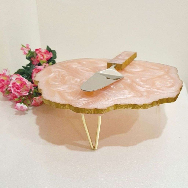 Softel Printed Cake Stand with Cake Server - BB0360P - 1