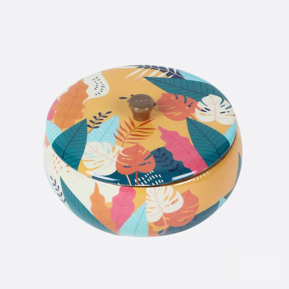 Softel Handcrafted Wooden Casserole | Roti Box | Round Roti Dabba with ...