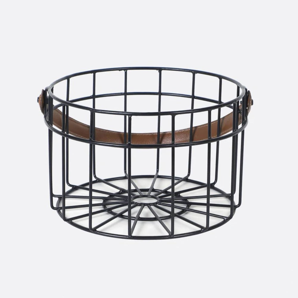 Softel Metal Hold Me Tight Handy Multipurpose Basket with Vegan Handle - 4