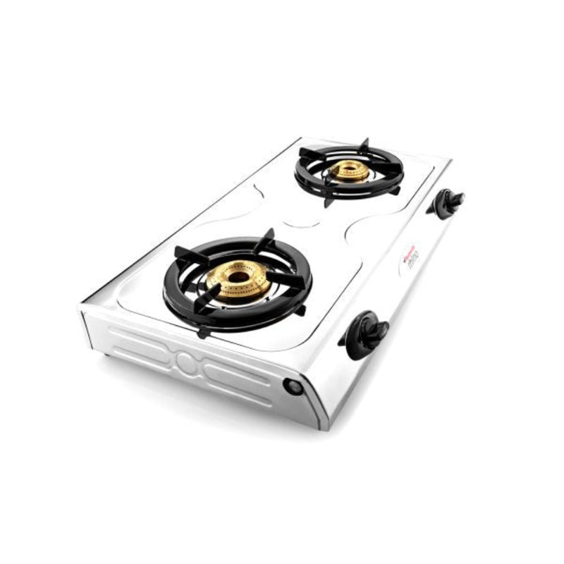 Butterfly Stainless Steel Rhino 2 Burner Gas Stove - 3