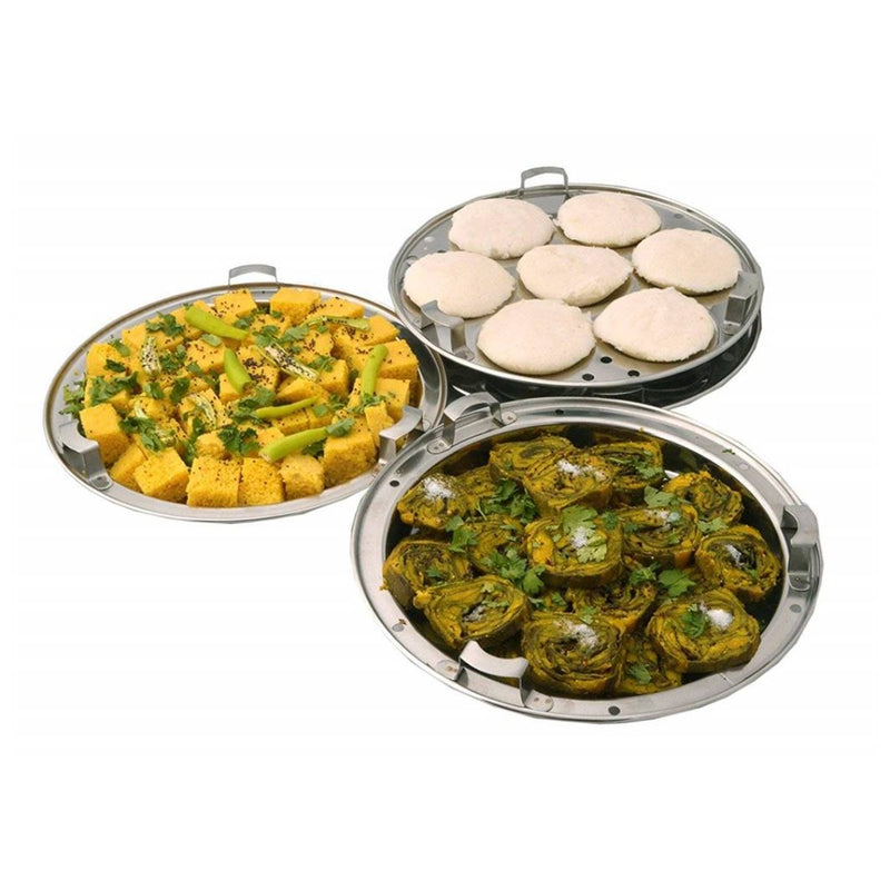 Softel Stainless Steel Copper Bottom Multi Kadai with 6 Plates - 2