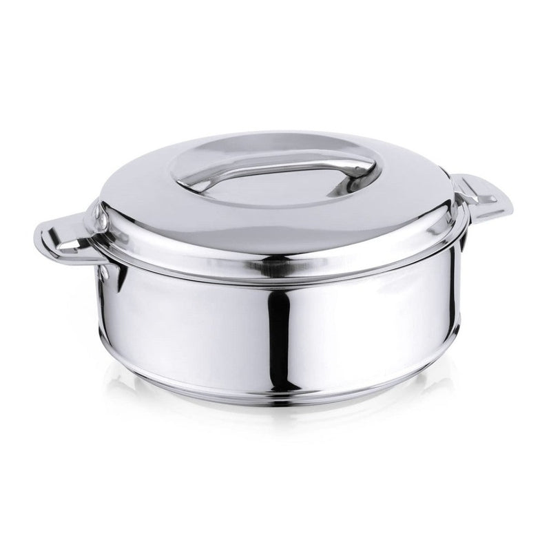 Softel Stainless Steel Double Wall Insulated Serving Hot Pot Casserole with Steel Lid - 2