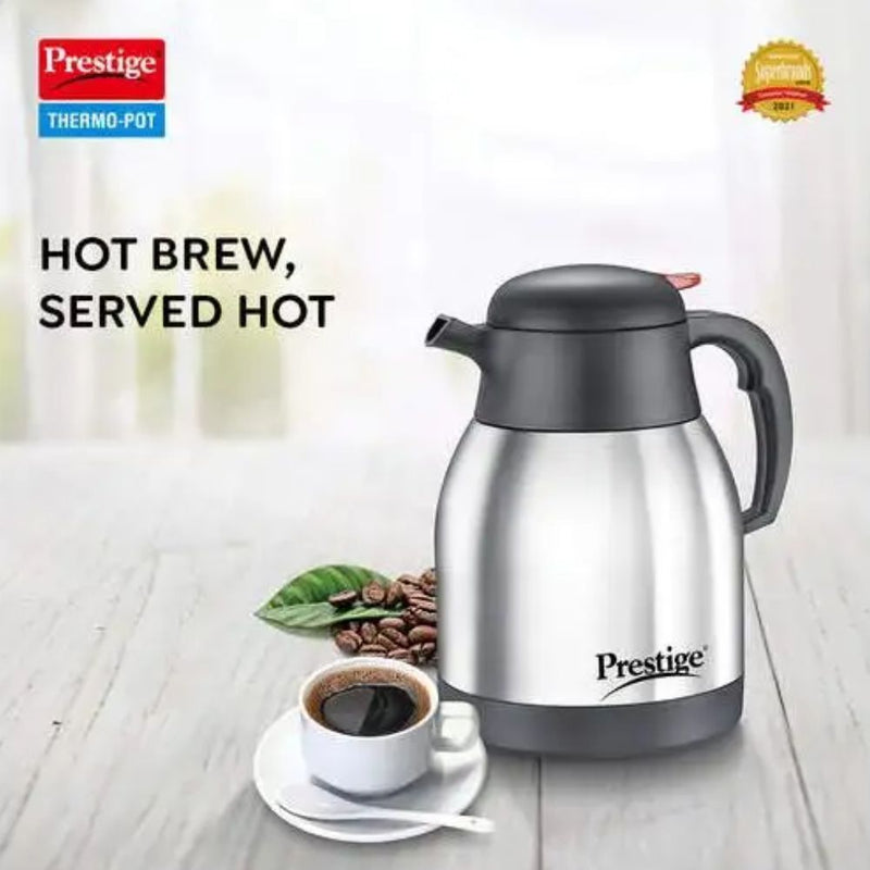 Prestige Thermo-Pot Stainless Steel Coffee & Tea Flask - 7
