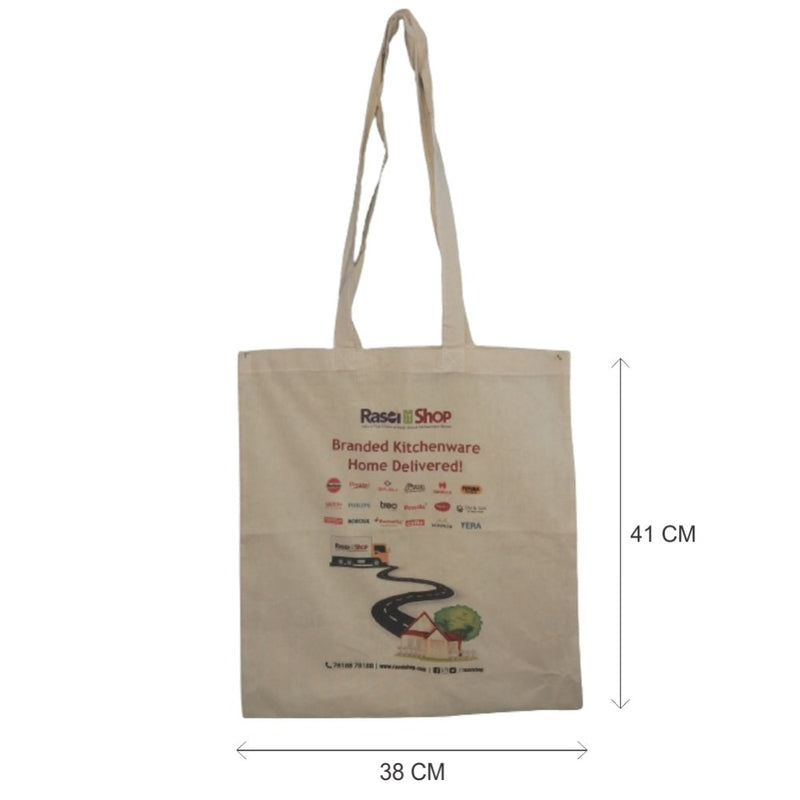 RasoiShop Cotton Reusable Eco-Friendly Shopper Tote Bag - 7