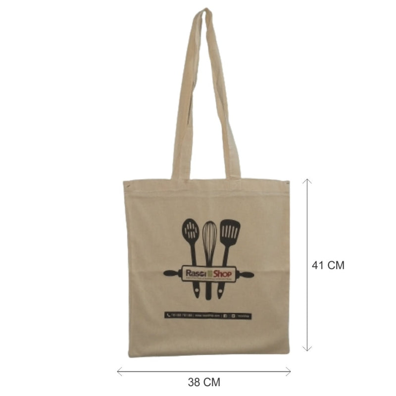 RasoiShop Cotton Reusable Eco-Friendly Shopper Tote Bag - 3