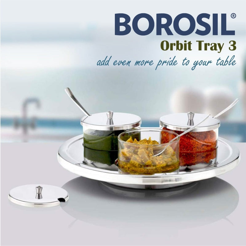 Borosil Orbit Tray 3 - 3