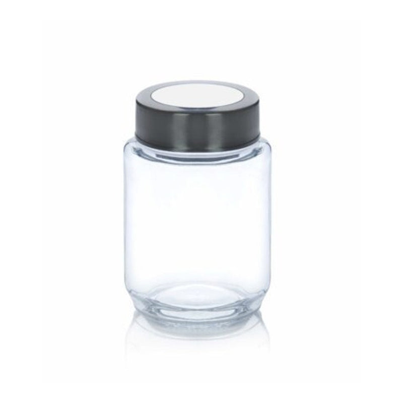 Yera X-Series KRM Glass Storage Jar with Steel Lid - 900 ml - 2