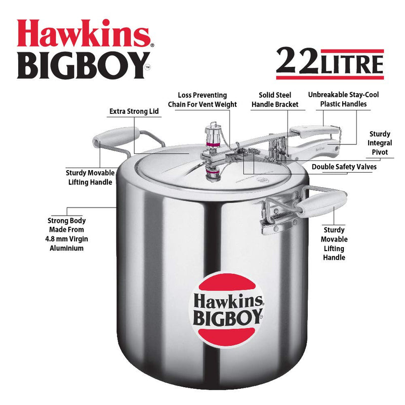 Hawkins Bigboy Aluminum Pressure Cookers  - 13