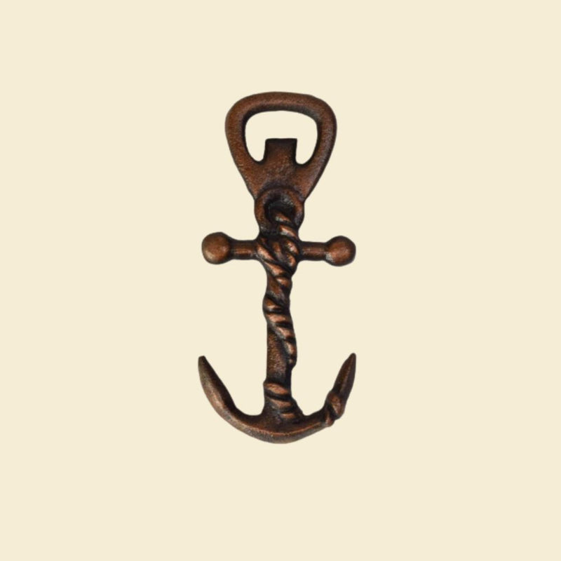 Softel Antique Copper Finish Handcrafted Ship Anchor/Nautical Bottle Opener - 1