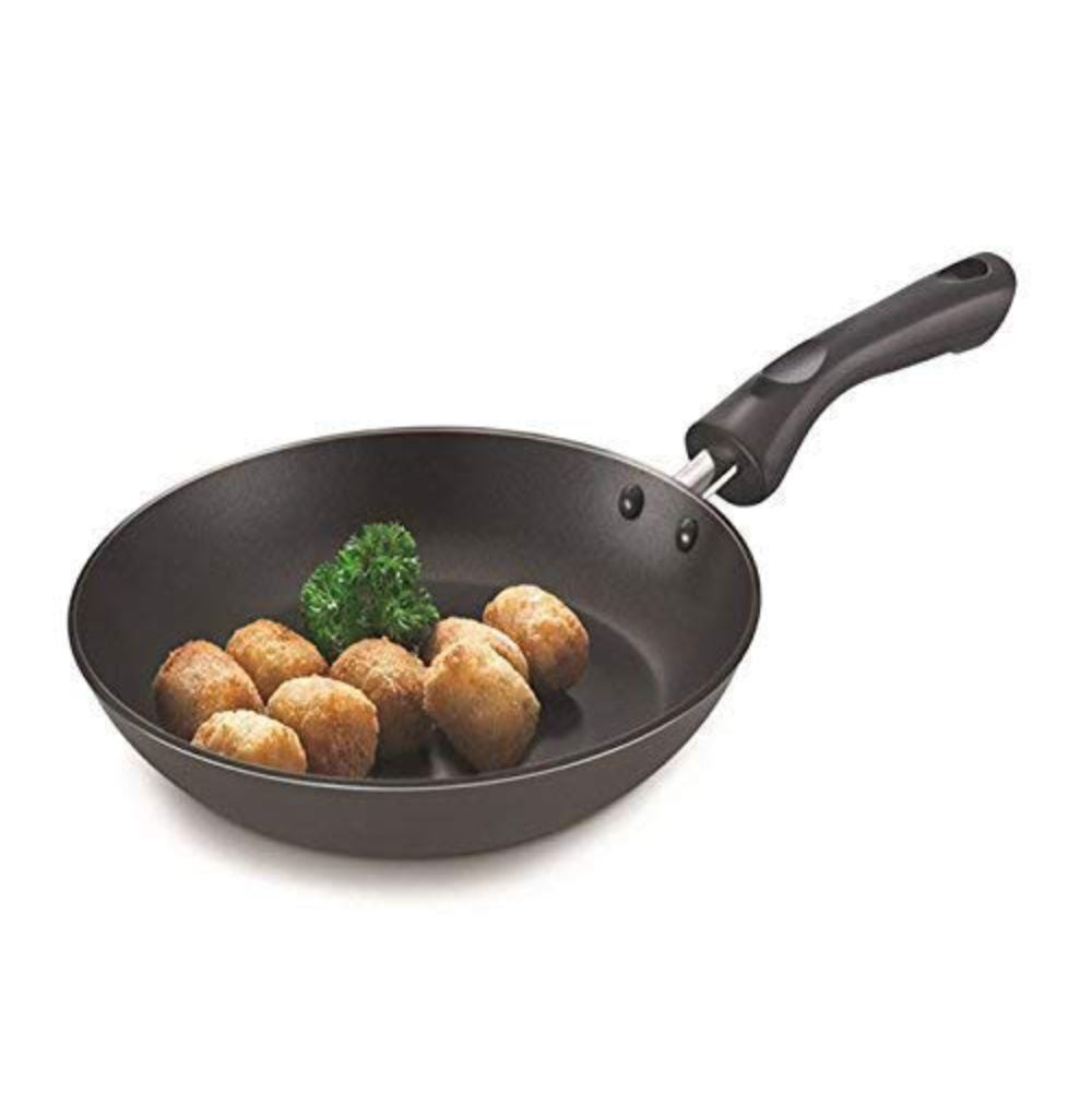 Prestige Signature Hard Anodized Aluminum Induction Bottom Fry Pan | Black