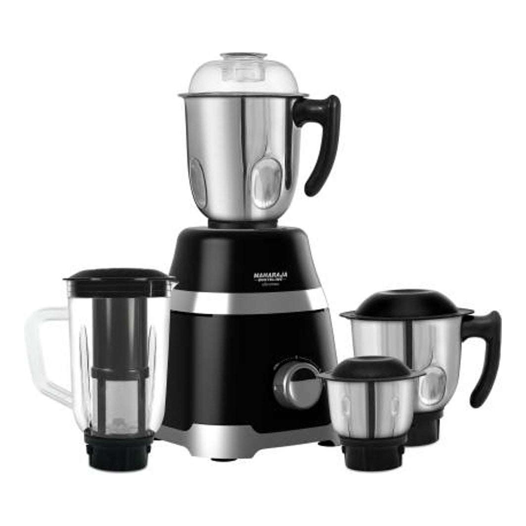 Maharaja Whiteline MX-211 Ultramax Elite 750 Watt Juicer Mixer Grinder with Jars Black