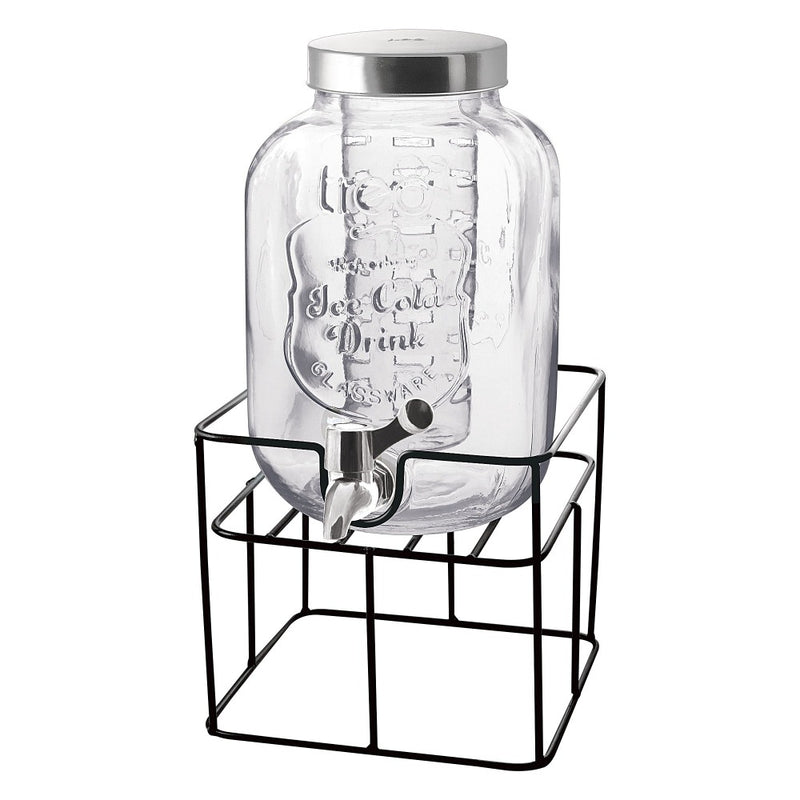 Treo Immuno Cask Dispensing Jar With Steel Tap and Iron Stand - 8000 ML - 4