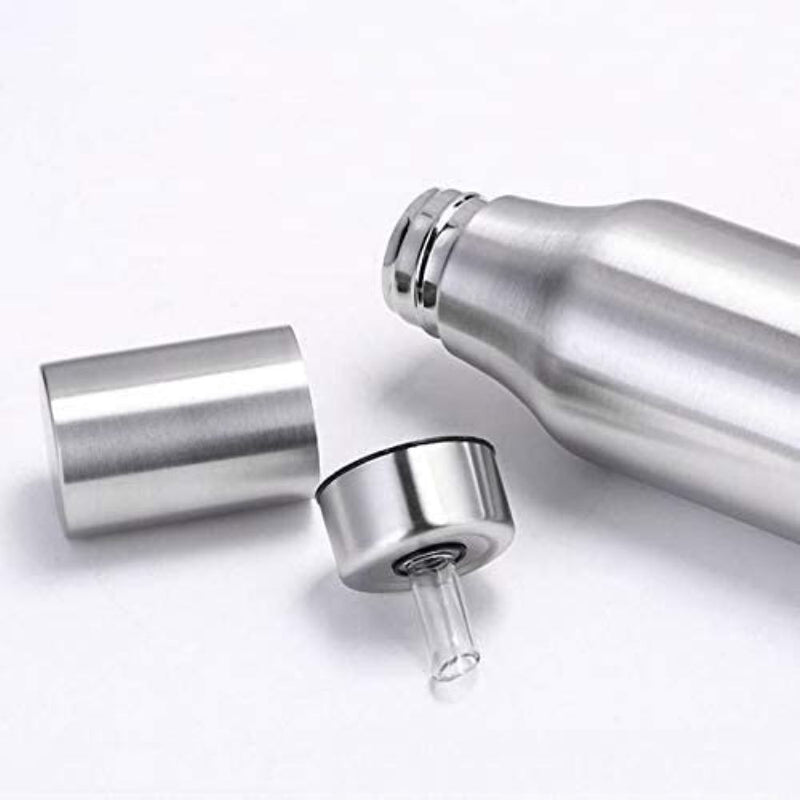 Komal Stainless Steel 1000 ML Leakproof Oil Dropper Bottle - 2